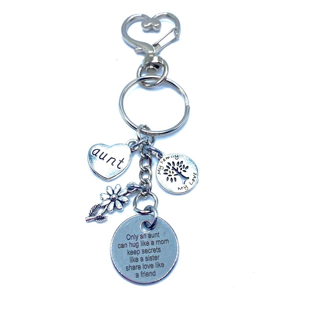 Aunt Keychain Bag Charm